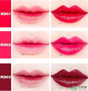 兰欧媞红酒染唇液色号 兰欧媞红酒染唇液试色图